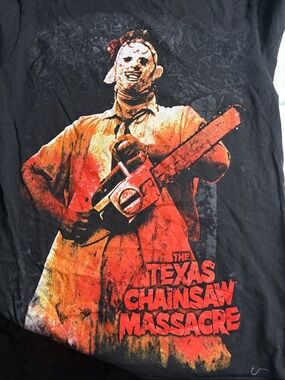 The Texas Chainsaw Massacre Graphic Short Sleeve Tee - Black/Orange